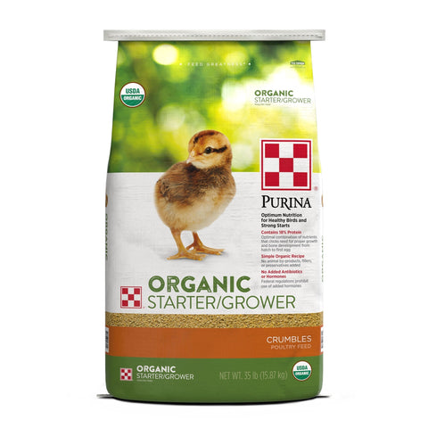 Purina® Organic Starter-Grower Chick Feed, 35 lb