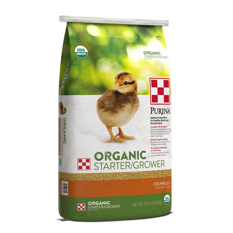 Purina® Organic Starter-Grower Chick Feed, 35 lb – view 2