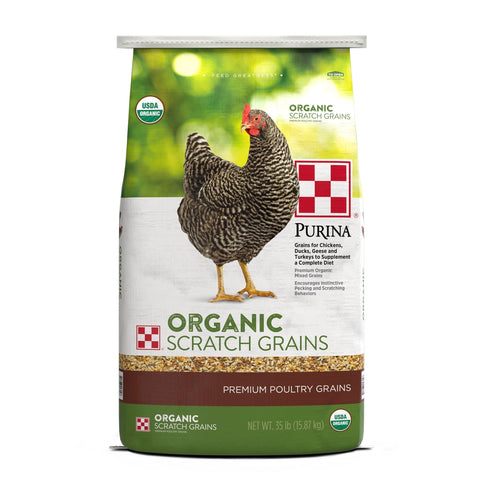 Purina® Organic Scratch Grains for Chickens, 35 lb