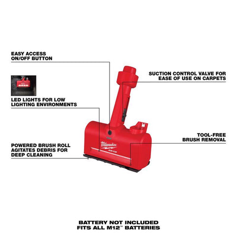 Milwaukee Air-Tip Wet/Dry Vac Nozzle