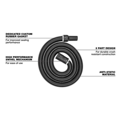 Milwaukee 1-7/8x9' Flex Hose