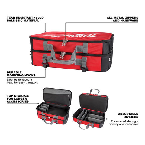 Milwaukee Wet/Dry Vacuum Bag, Red