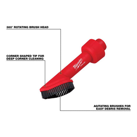 Milwaukee Rot Corner Brush Tool