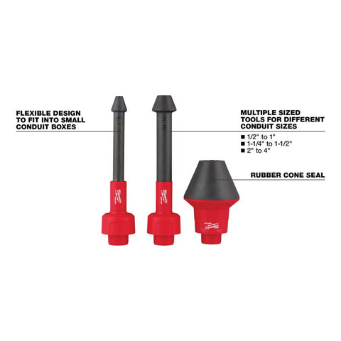 Milwaukee Wet/Dry Vac Attachment, Black/Red