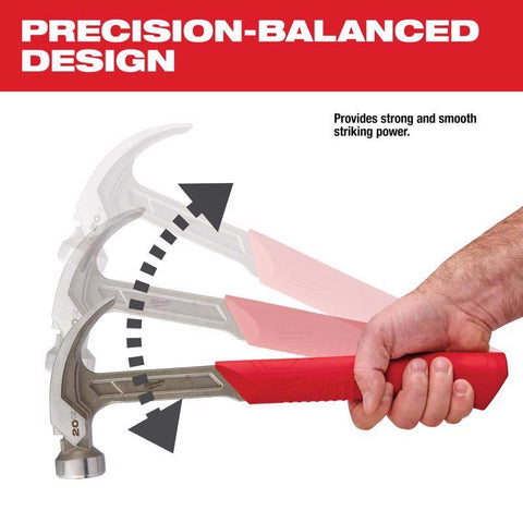 Milwaukee 20OZ Curv Claw Hammer
