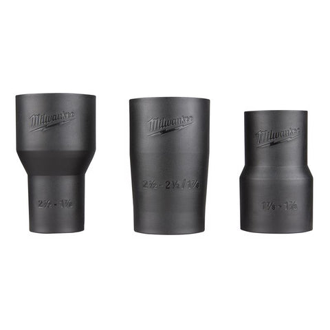 Milwaukee Wet/Dry Vac Hose Adapter, Black