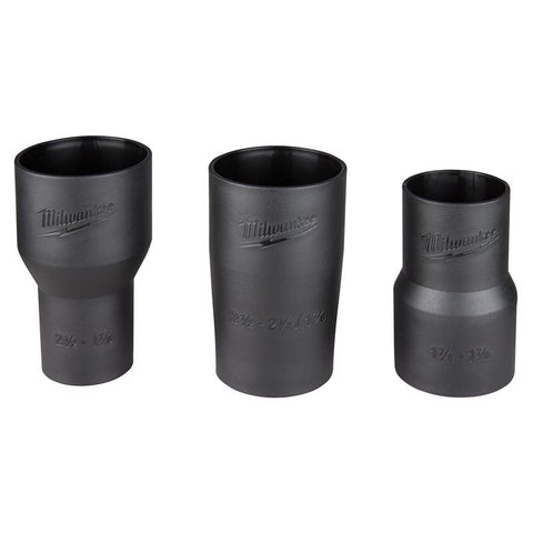 Milwaukee Wet/Dry Vac Hose Adapter, Black