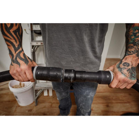 Milwaukee Wet/Dry Vac Hose Adapter, Black