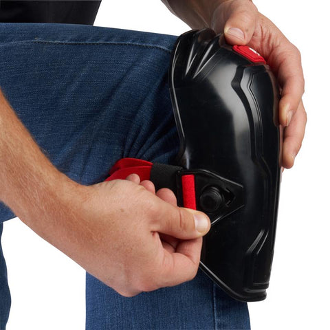 Milwaukee Flexible Knee Pads, Black-Red