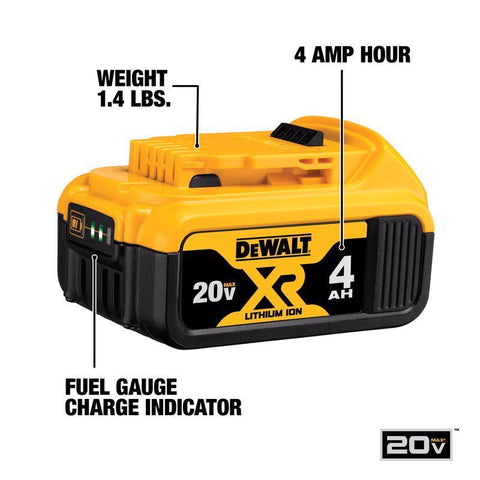 DeWalt Lithium-Ion Battery Pack, 20 Volt