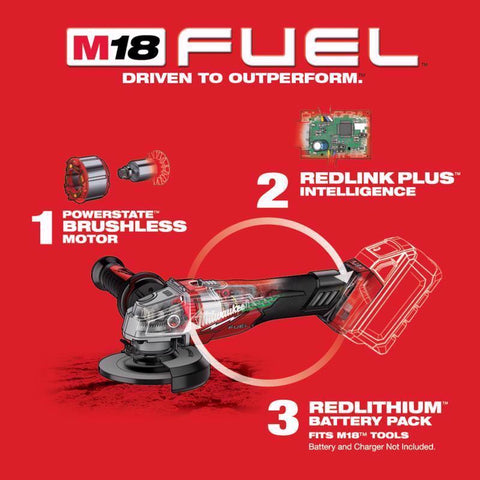 Milwaukee Tool M18 Fuel Cordless Grinder