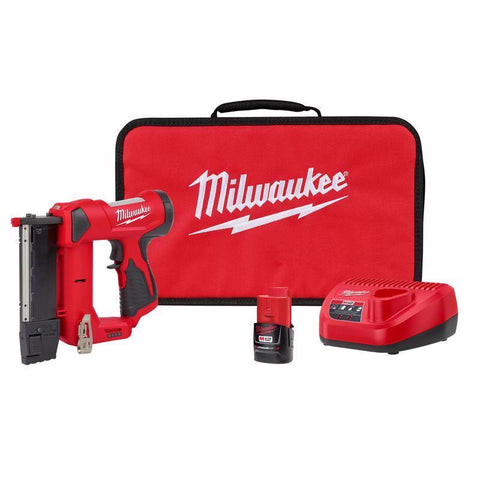 Milwaukee M12 Cordless Pin Nailer Kit, 12 Volt