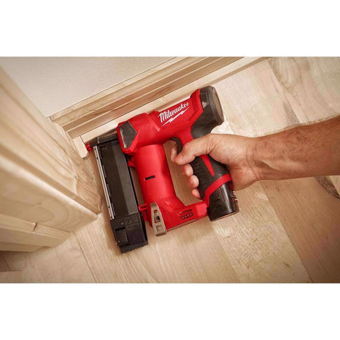 Milwaukee M12 Cordless Pin Nailer Kit, 12 Volt