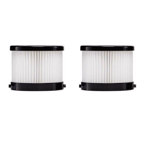 Milwaukee HEPA Filter, Black/White, Pack of 2