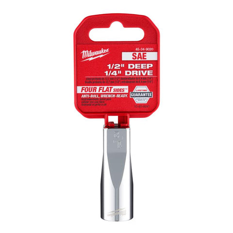 Milwaukee 1/4DR 1/2" Deep Socket