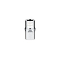 Milwaukee SAE 6-Point Socket, 1/2 Inch x 1/2 Inch