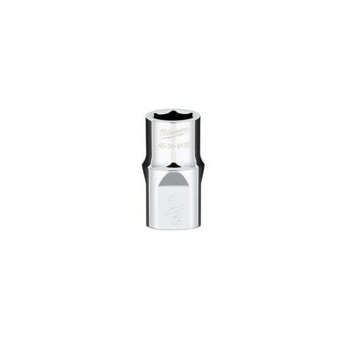 Milwaukee SAE 6-Point Socket, 1/2 Inch x 1/2 Inch