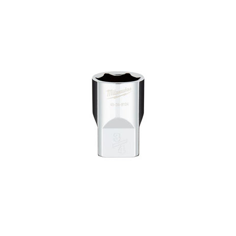 Milwaukee SAE 6-Point Socket, 1/2 Inch x 3/4 Inch