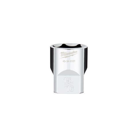 Milwaukee SAE 6-Point Socket With Four Flat Sides, 15/16 Inch