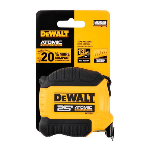 DeWalt 25' Atomic Tape Measure