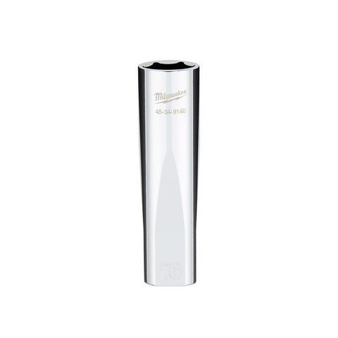 Milwaukee Metric 6 Point Standard Deep Socket, 1/2 inch Drive, 16mm