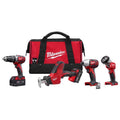 Milwaukee m18 Combo Kit 4tl 2bat