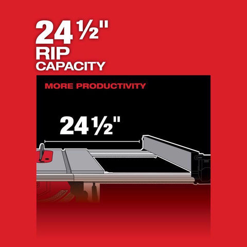 Milwaukee M18 Fuel Cordless Table Saw, Lithium-Ion
