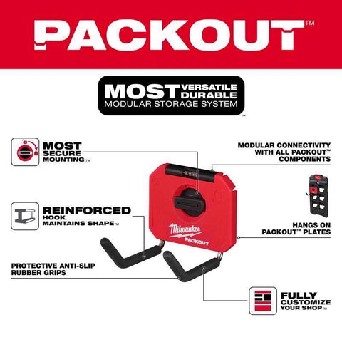 Milwaukee Packout Tool Organizer, Metal/Plastic, 3.5 Inch