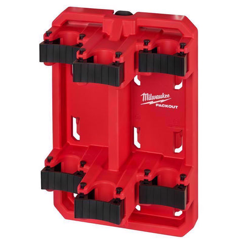 Milwaukee Packout Shop Storage Tool Rack, Black/Red