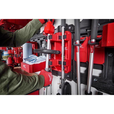Milwaukee Packout Shop Storage Tool Rack, Black/Red