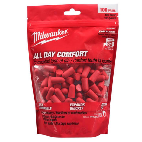 Milwaukee 100PR Earplugs