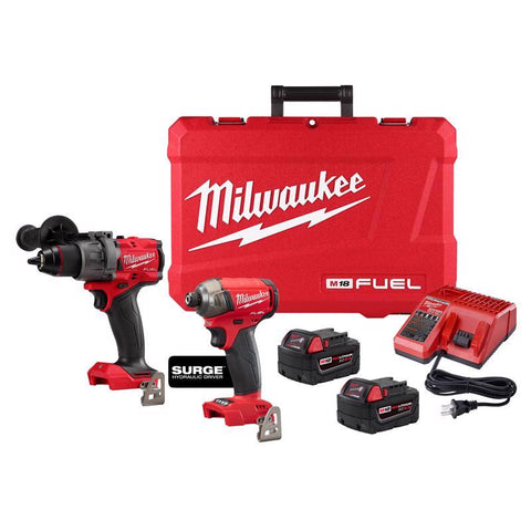 Milwaukee M18 FUEL Cordless Combo Kit, 18 Volt
