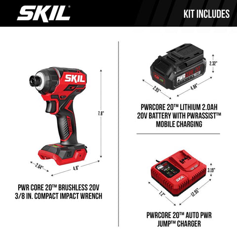EGO 20v Impact Wrench 3/8 1b