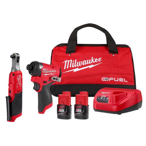 Milwaukee m12fuel Cmb Kt Brsls 12v