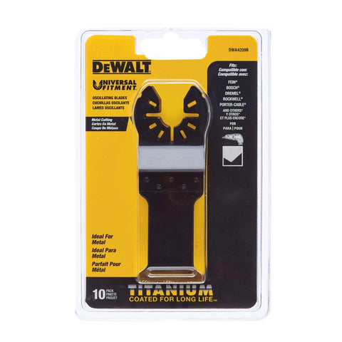 DeWalt Oscillating Titanium Metal Blade
