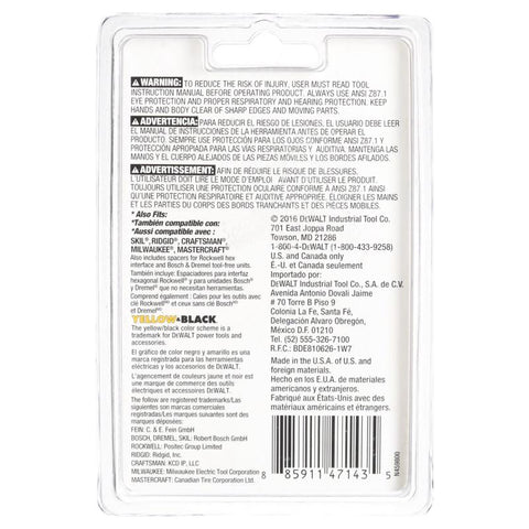 DeWalt Precision Tooth Blade, 2-1/2", 10 Pack