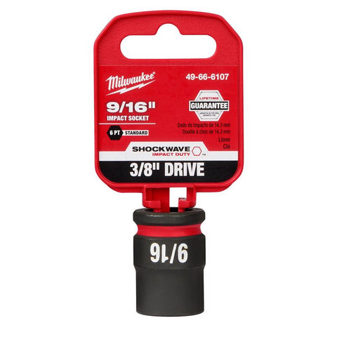Milwaukee Impct Socket 9/16x3/8"
