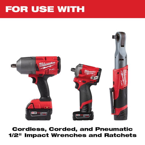 Milwaukee 1/2"DR1-1/8" Imp Socket