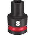 Milwaukee Socket 8x1/2" Mm/sae Stn