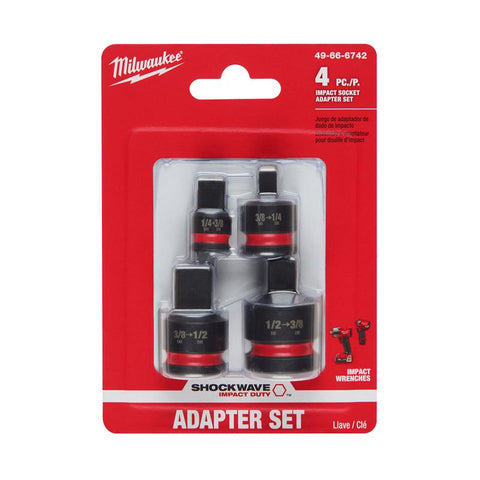 Milwaukee Socket Adapter Set 4p
