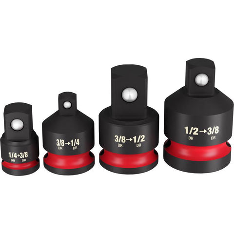 Milwaukee Socket Adapter Set 4p