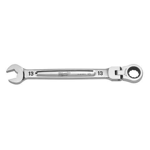 Milwaukee Metric Flex Head Combination Wrench, Chrome Vanadium Steel