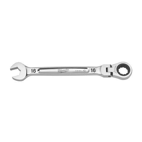 Milwaukee Flex Head Combination Wrench, Chrome