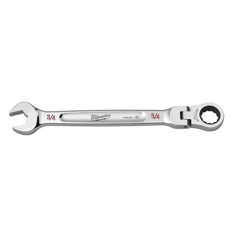 Milwaukee SAE Flex Head Combination Wrench, Chrome Vanadium Steel