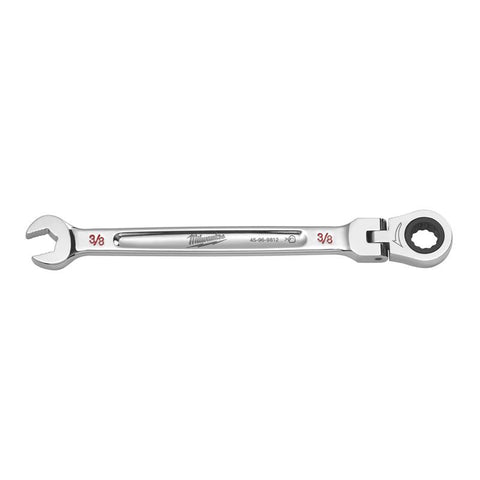 Milwaukee SAE Flex Head Combination Wrench, Chrome Vanadium Steel