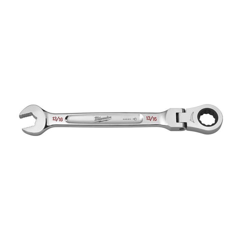 Milwaukee SAE Flex Head Combination Wrench, Chrome Vanadium Steel