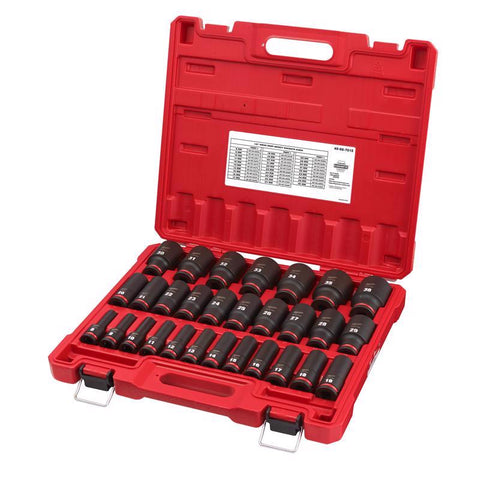 Milwaukee Dp Socket Set 29p 1/2"