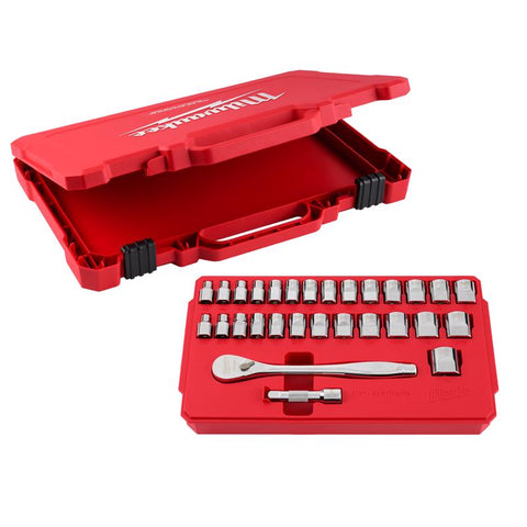 Milwaukee Ratchet/socket set3/8