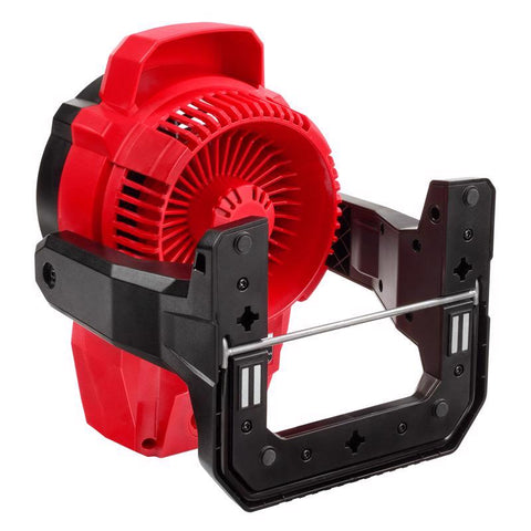 Milwaukee M12 Cordless Jobsite Fan, Black/Red, 3 speed