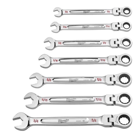 Milwaukee Flx Combo Wrench set7sae
